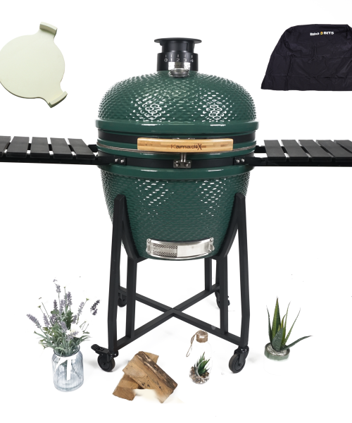 Kamado X® Midi BBQ Bundle Green
