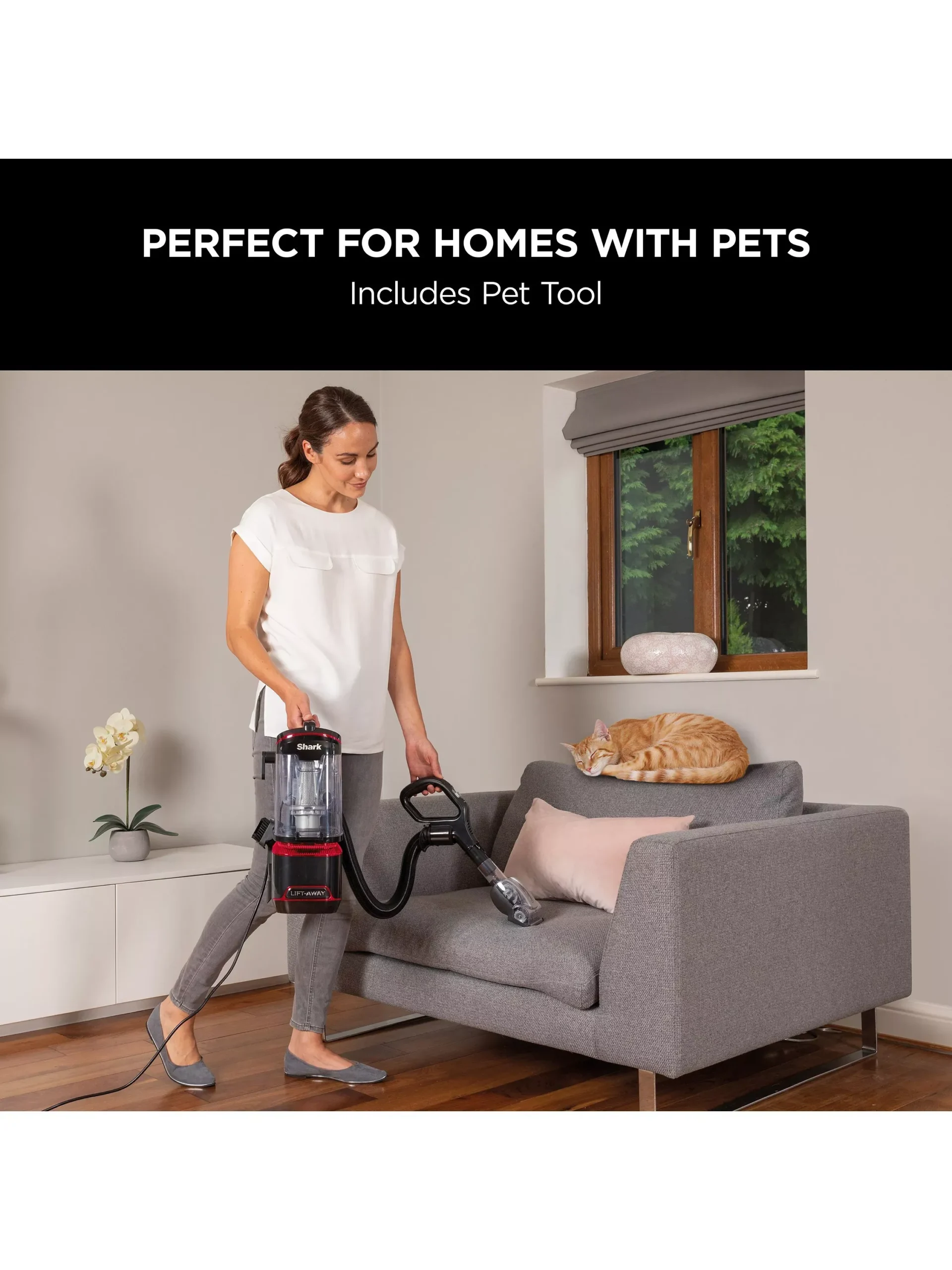 Lift-Away NV602UKT Upright Vacuum Cleaner with TruePet, Red - Image 3